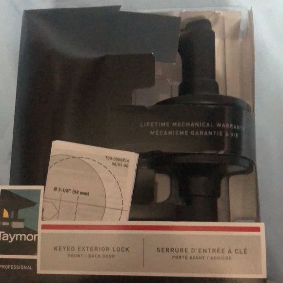 🔐BNIB Two Taymor Keyed Exterior Door Locks🔐 - Picture 4 of 4